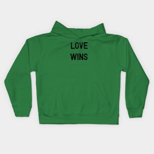 Love Wins Kids Hoodie